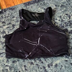 KIAVA Black and White Sports Bra